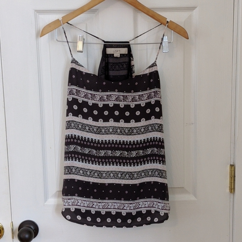 SOLD! LOFT Flowy Purple Cami